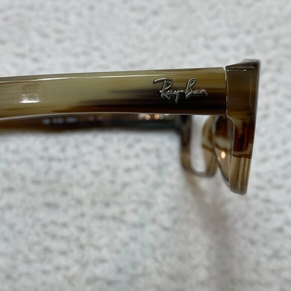 Ray-Ban Eyeglasses RB 5169 5542 Horn Brown Rectangle 52-16-140 - Picture 2 of 14